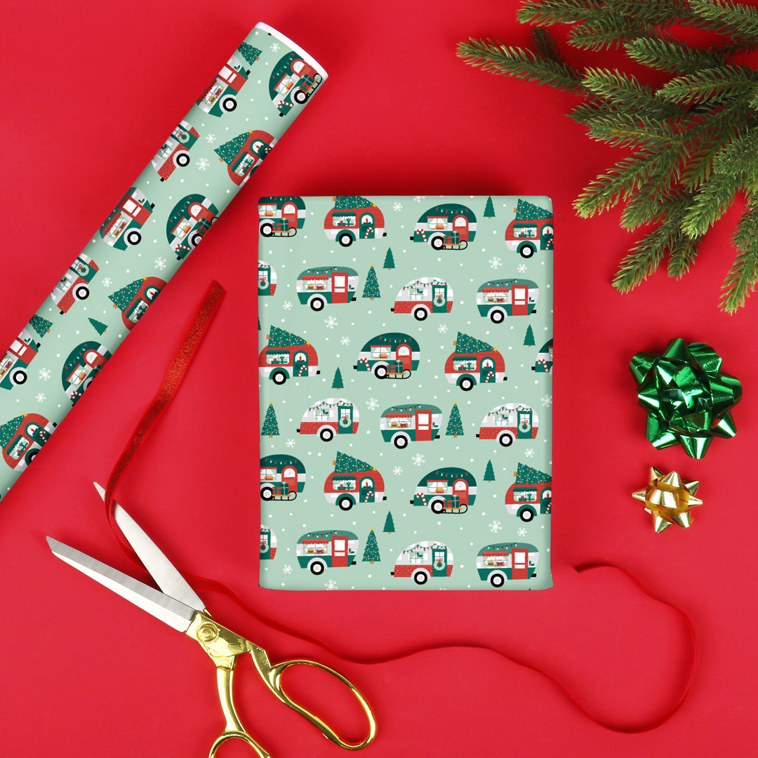 Camper Christmas - Wrapping Paper