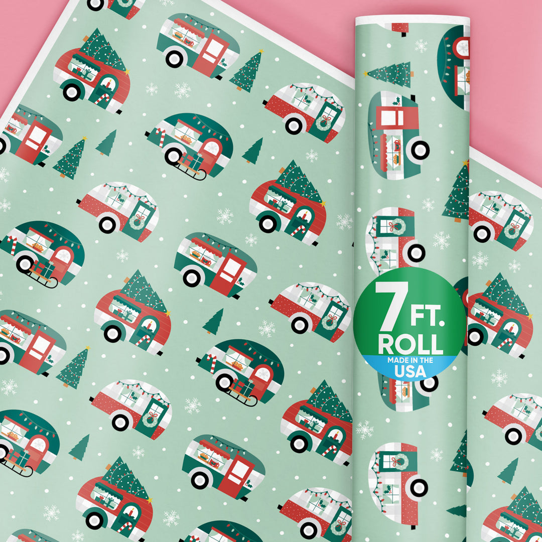 Camper Christmas - Wrapping Paper