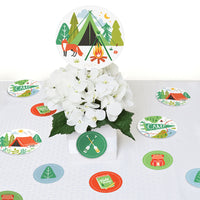 27 piece camping confetti set assorted sizes party decorations
