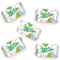 Camping mini candy bar wrapper stickers party favors
