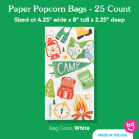 25 count camping treat bag set layout