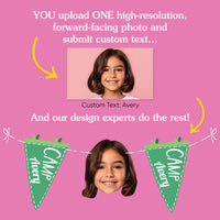 Face cutout detail custom photo banner