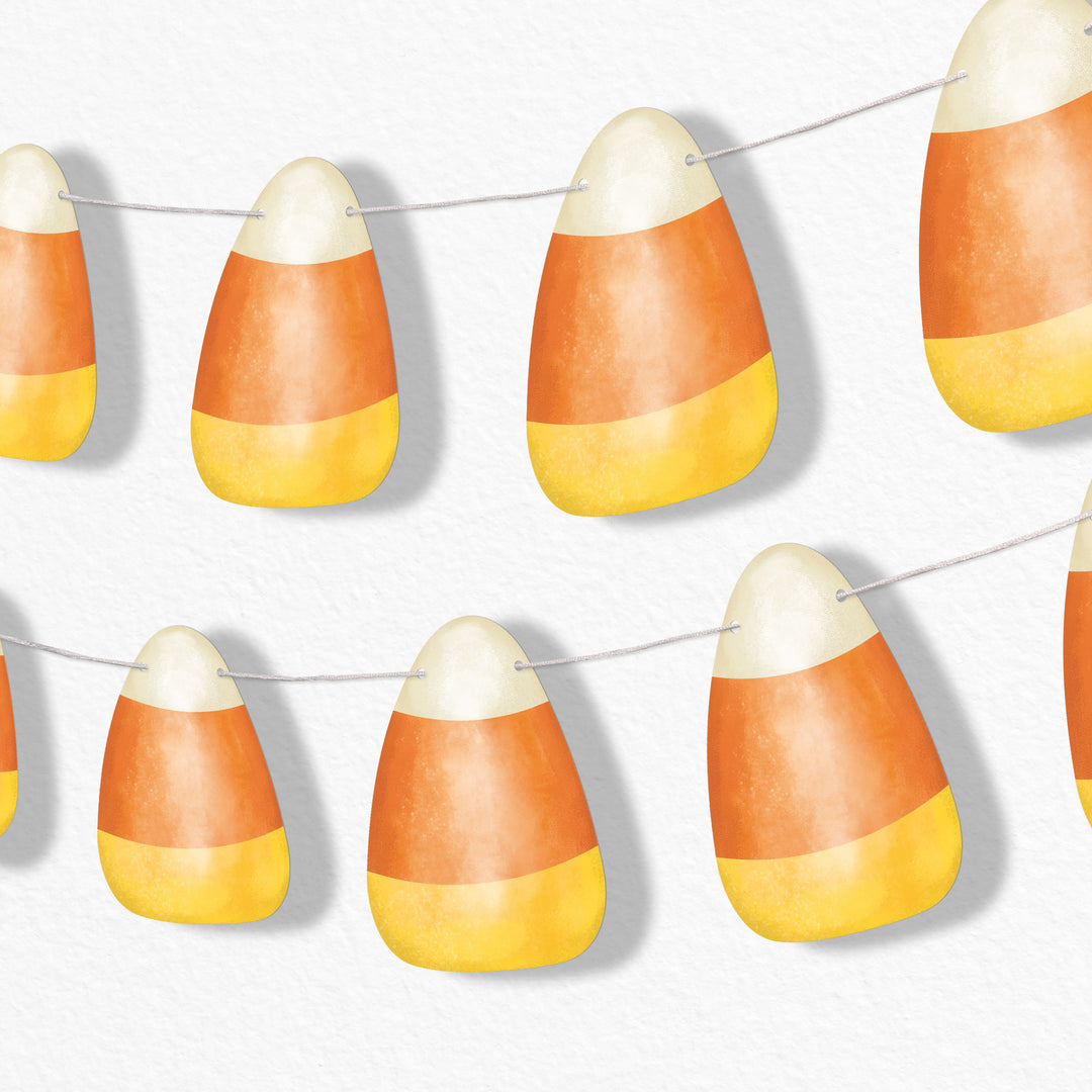 Candy Corn Garland Banner - 15 Pc