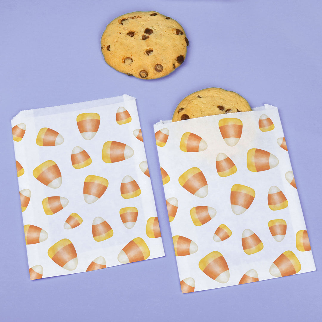 Paper Treat Bags - Candy Corn - 25 Ct