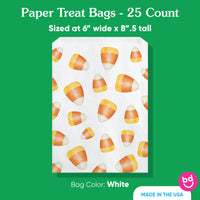 Paper Treat Bags - Candy Corn - 25 Ct