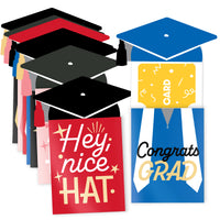 Cap and Gown Graduation Nifty Gifty gift card holders with envelopes 8ct