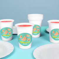 Custom Text Party Cups - Capybara - 16 Ct
