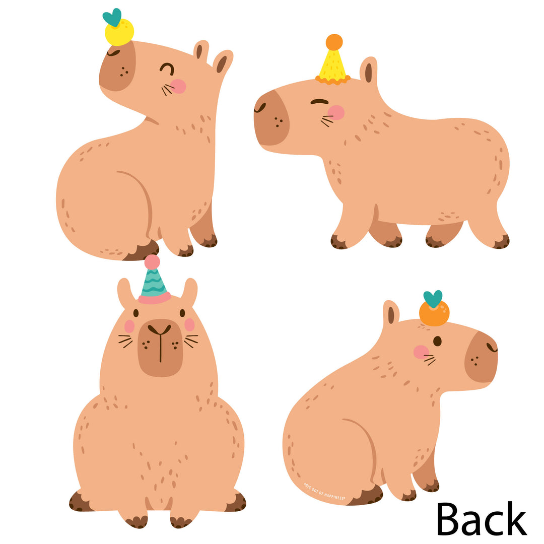 Capy Birthday - Decorations DIY Capybara Party Essentials - Set of 20