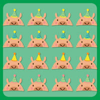 Capybara Paper Headbands - 16 Ct