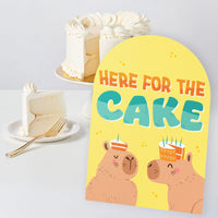 Capy Birthday Party Signs Set - 6 Ct