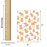 Capy Birthday - Picture Bingo Cards and Markers - Capybara Party Bingo Game - Set of 18