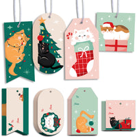 Cat Christmas Gift Tags - 24 Ct