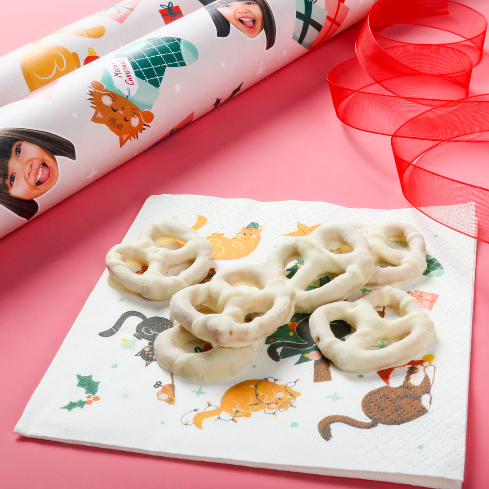 Napkins - Cat Christmas - 24 Ct