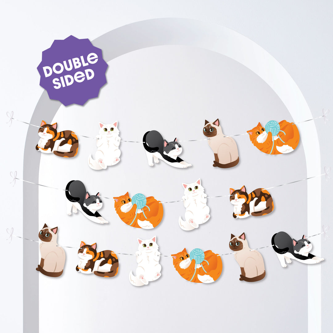 Cats Garland Banner - 15 Pc