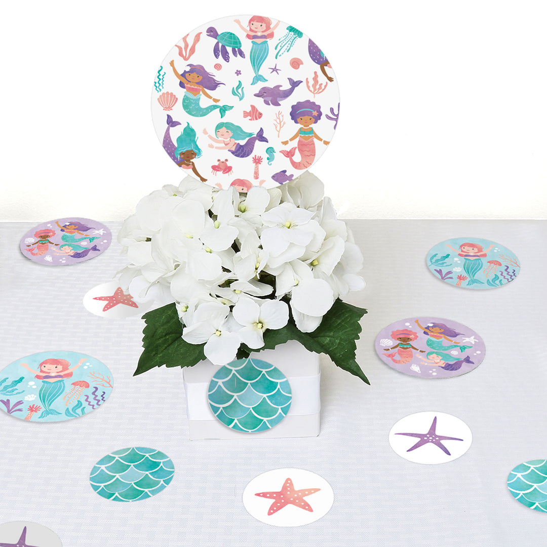 Mermaid Large Confetti - 27 Ct