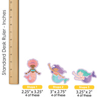 Mermaid DIY Paper Cut-Outs - 24 Ct