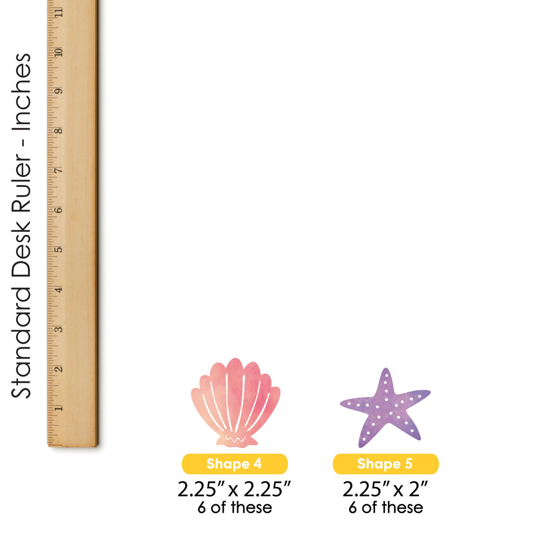 Mermaid DIY Paper Cut-Outs - 24 Ct
