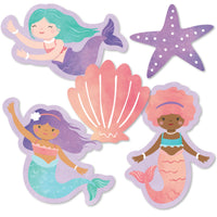 Mermaid DIY Paper Cut-Outs - 24 Ct