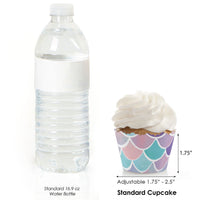 Mermaid Cupcake Wrappers - 12 Ct