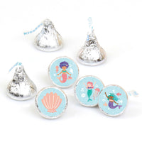 Mermaid Candy Stickers - 1 Sheet of 108