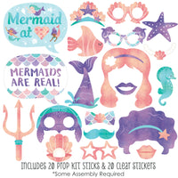 Mermaid Photo Props - 20 Ct