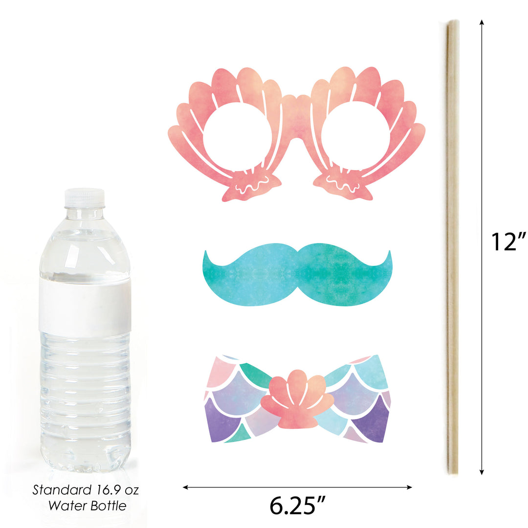Mermaid Photo Props - 20 Ct