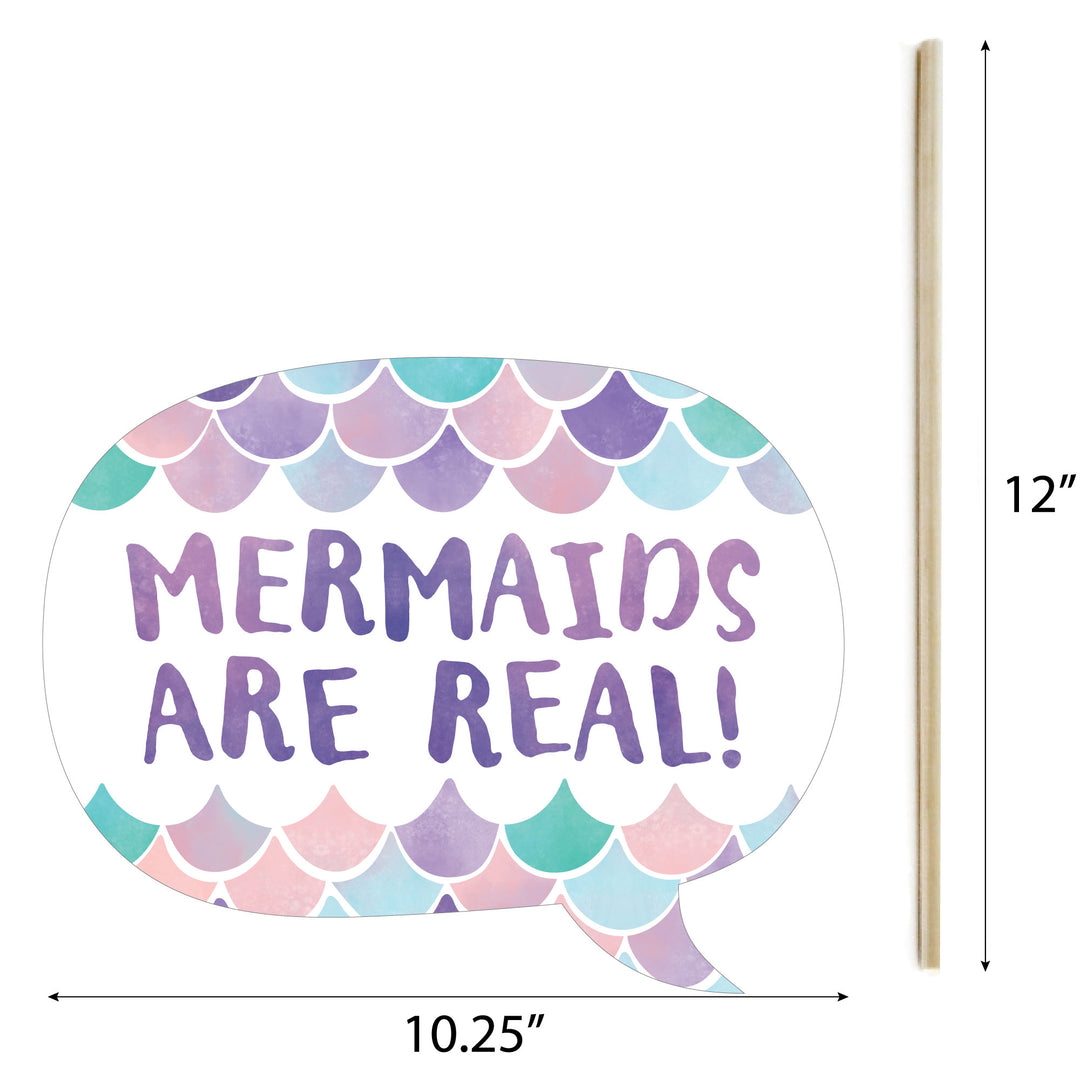 Mermaid Photo Props - 20 Ct