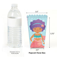 Mermaid Popcorn Boxes - 12 Ct