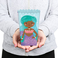 Mermaid Popcorn Boxes - 12 Ct