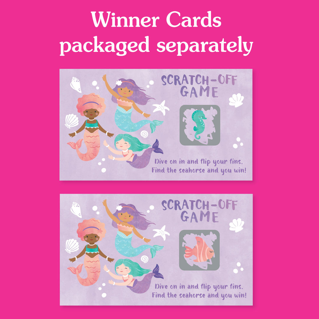 Mermaid Scratch Off Cards Game - 22 Ct