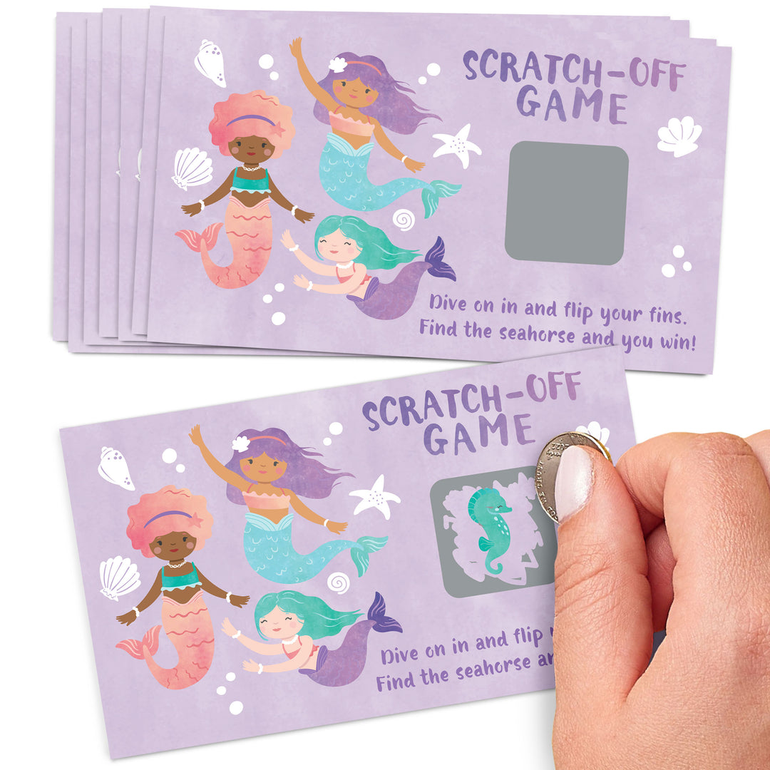 Mermaid Scratch Off Cards Game - 22 Ct
