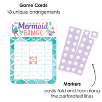 Mermaid Bingo Game - 18 Ct