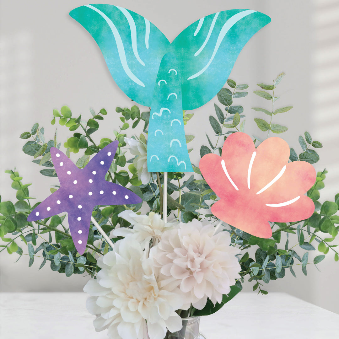 Mermaid Table Toppers - 15 Ct