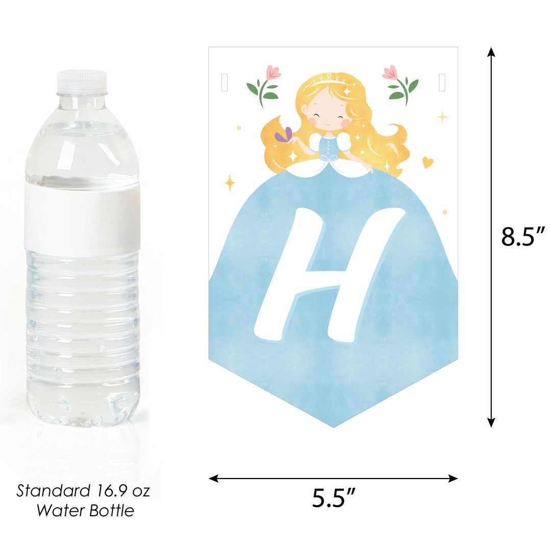 Princess Happy Birthday Bunting Banner