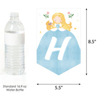 Princess Happy Birthday Bunting Banner