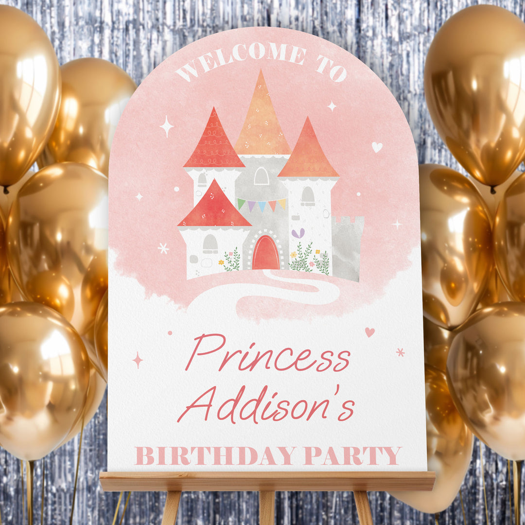 Custom Text Princess Welcome Sign