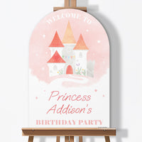 Custom Text Princess Welcome Sign