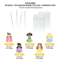 Princess Treat Picks - 24 Ct