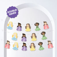 Princess Garland Banner - 15 Pc