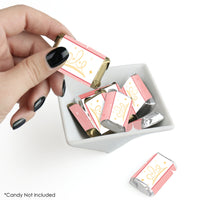 Princess Mini Candy Bar Wrapper Stickers - 40 Ct