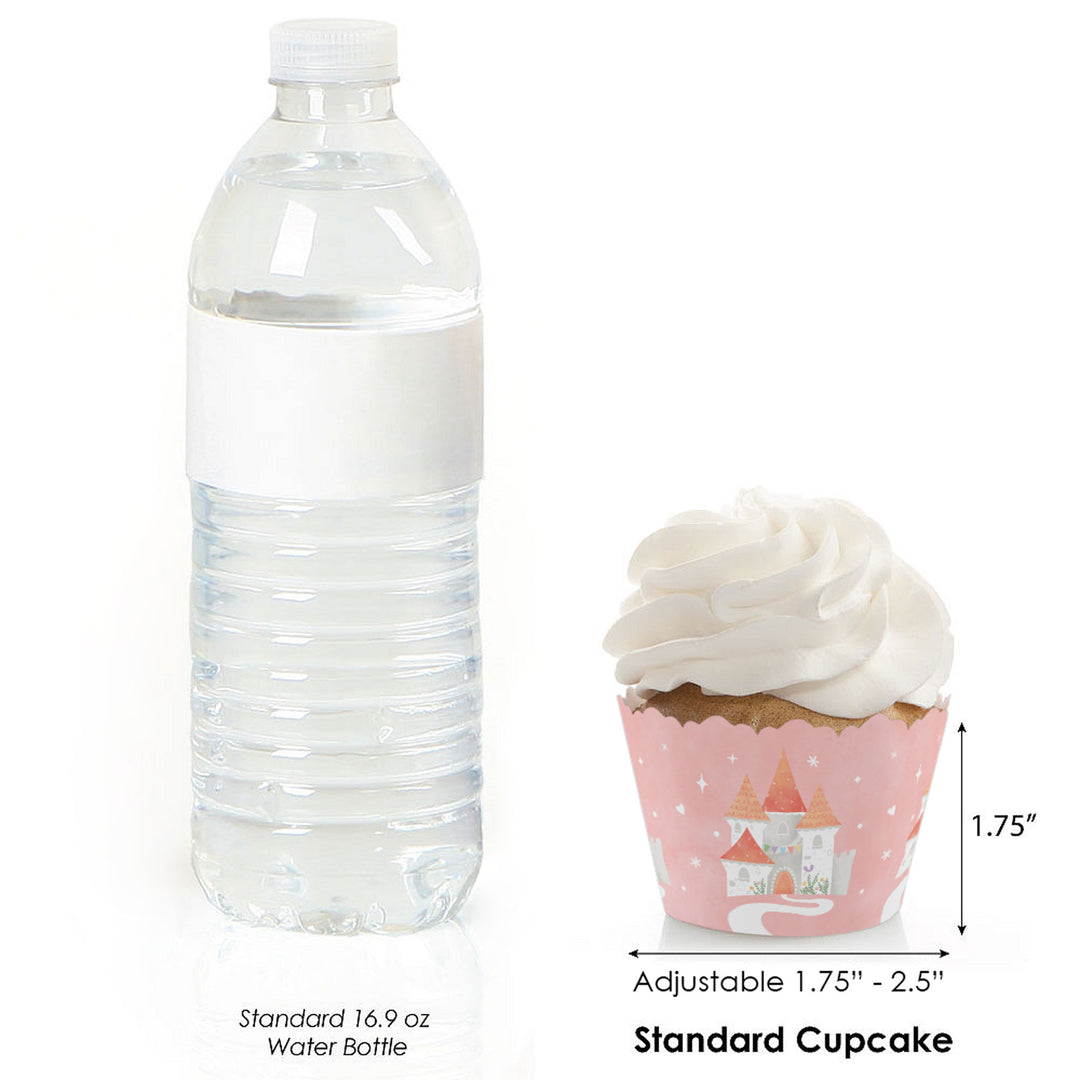 Princess Cupcake Wrappers - 12 Ct