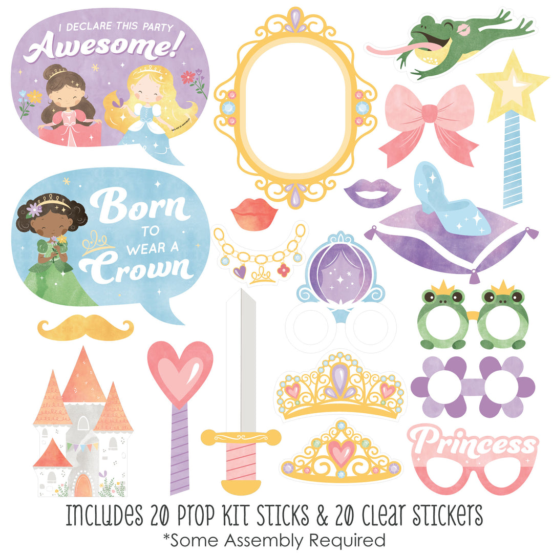 Princess Photo Props - 20 Ct