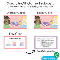 Princess Scratch Off Cards Game - 22 Ct