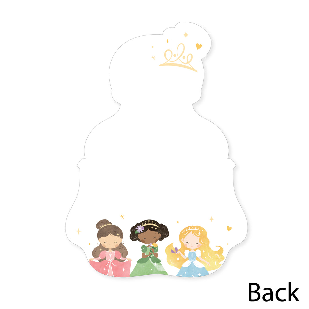 Princess Birthday Party Thank You Cards - 12 Ct
