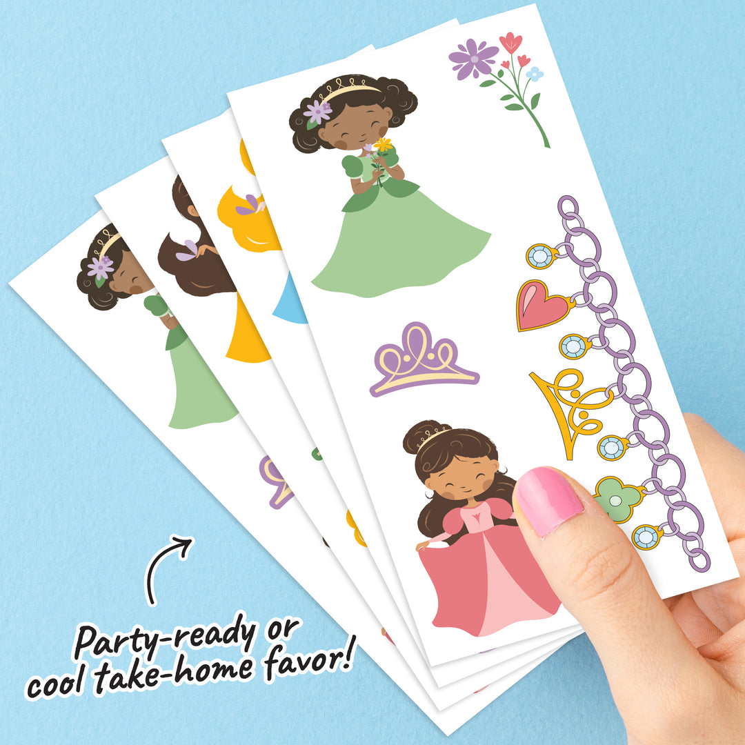 Princess Temporary Tattoos - 60 Ct