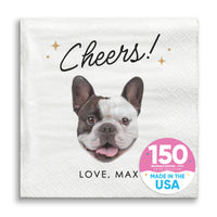 Custom Face Napkins - Cheers Pet Wedding