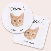 Custom Face Coasters - Cheers Pet