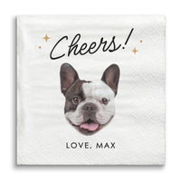 Custom Face Napkins - Cheers Pet Wedding