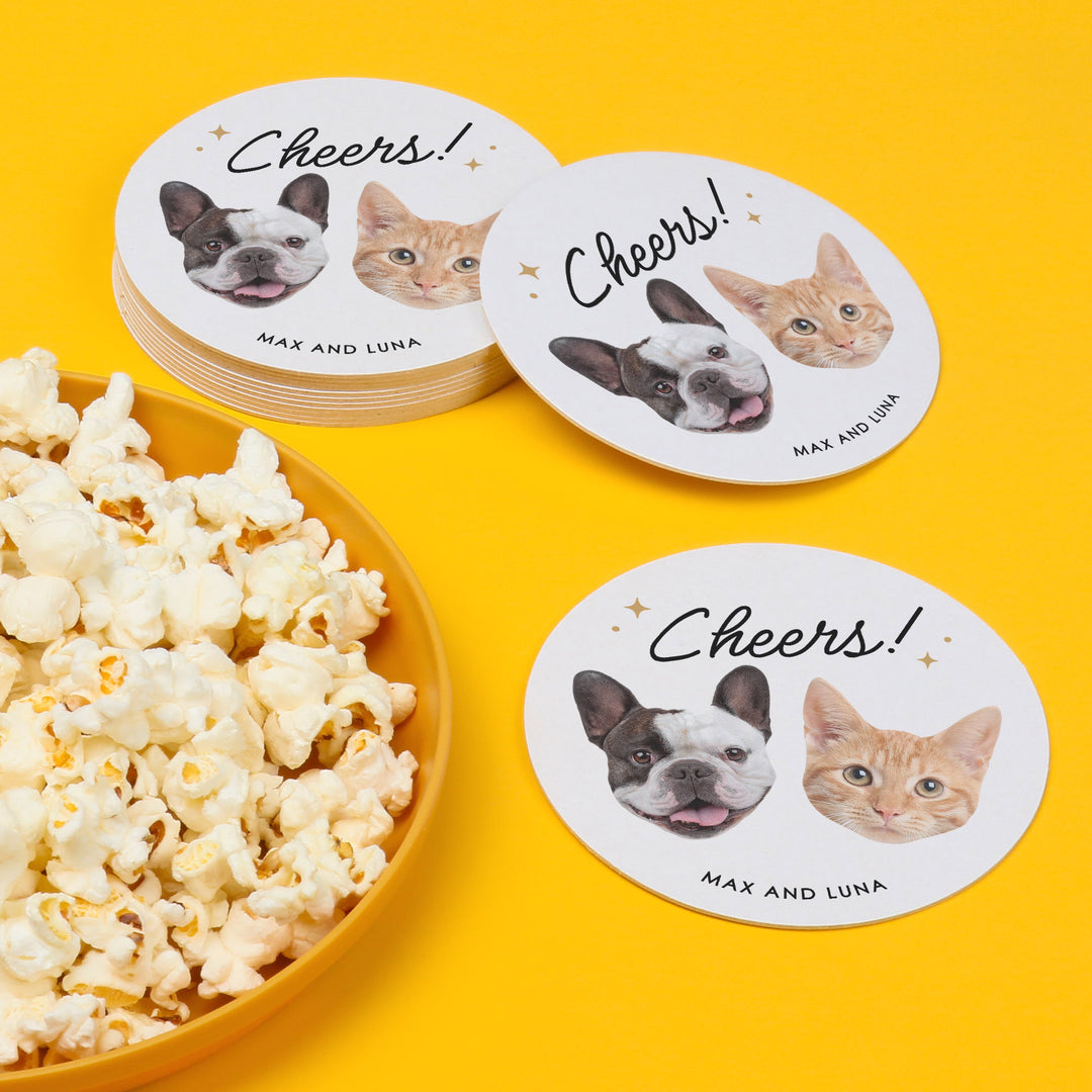 Custom Face Coasters - Cheers Pets