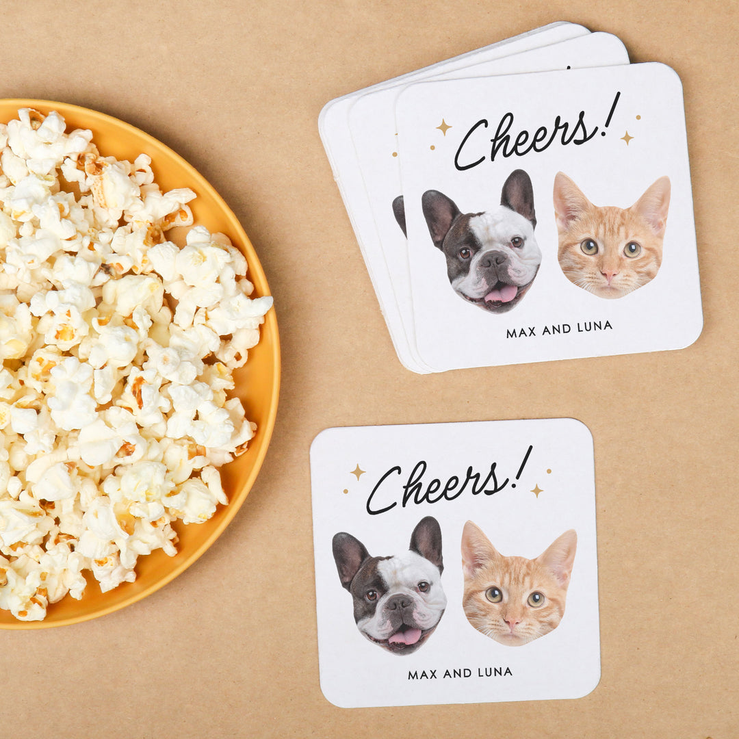 Custom Face Coasters - Cheers Pets